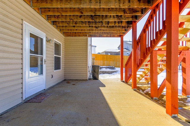 view of patio