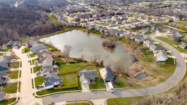 3103 Woods Crossing Dr, Columbia, MO 65202 - aerial view featuring a residential view and a water view