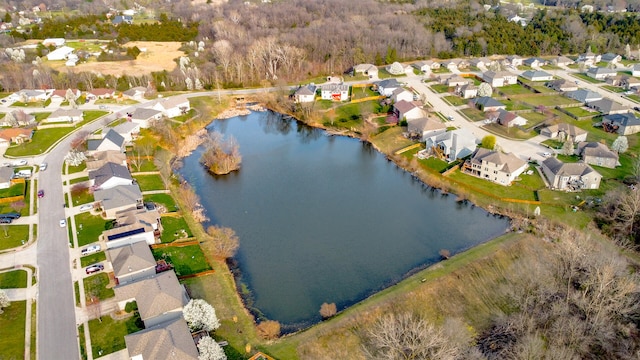 3103 Woods Crossing Dr, Columbia, MO 65202 - aerial view featuring a water view and a residential view