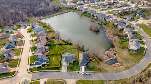 3103 Woods Crossing Dr, Columbia, MO 65202 - aerial view with a water view and a residential view
