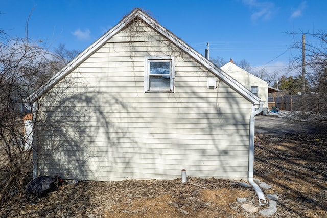 view of property exterior