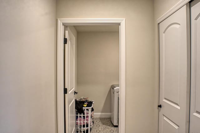 bathroom featuring separate washer and dryer