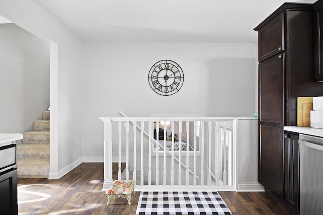 interior space featuring hardwood / wood-style flooring