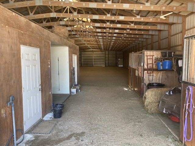 view of stable