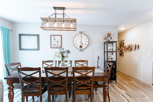 dining room featuring hardwood / wood-style floors