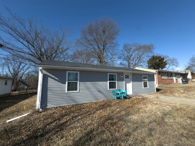 view of front of home