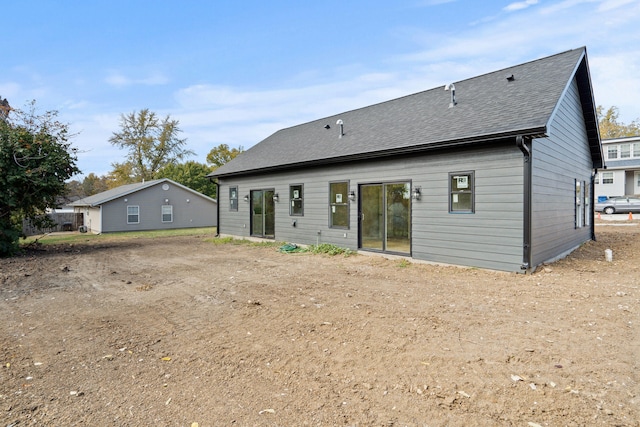 view of rear view of property