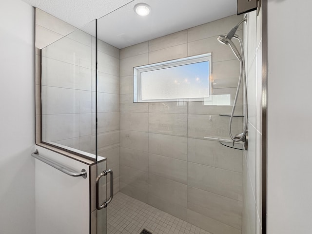 bathroom with walk in shower