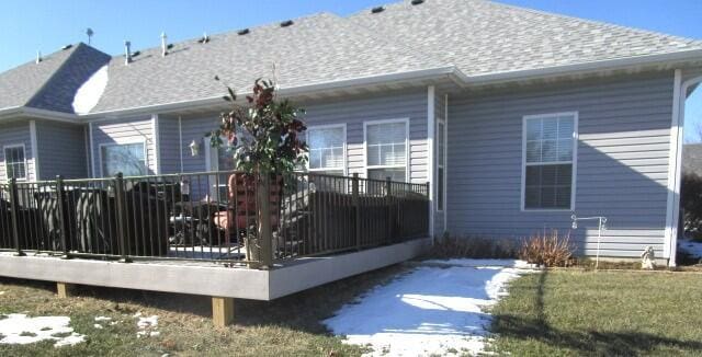 view of rear view of property