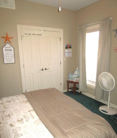 bedroom with a closet