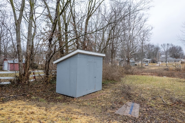 view of outdoor structure