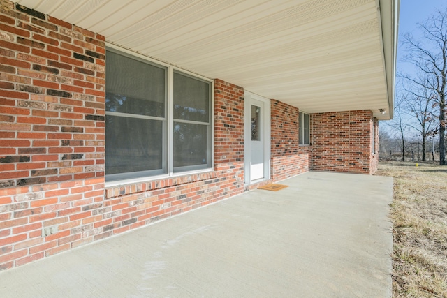 view of patio / terrace with a porch