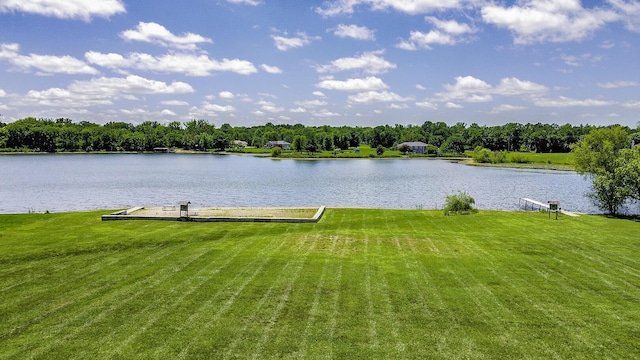 property view of water