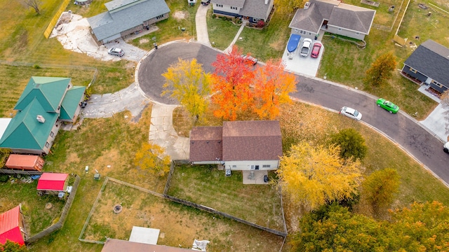 drone / aerial view featuring a residential view