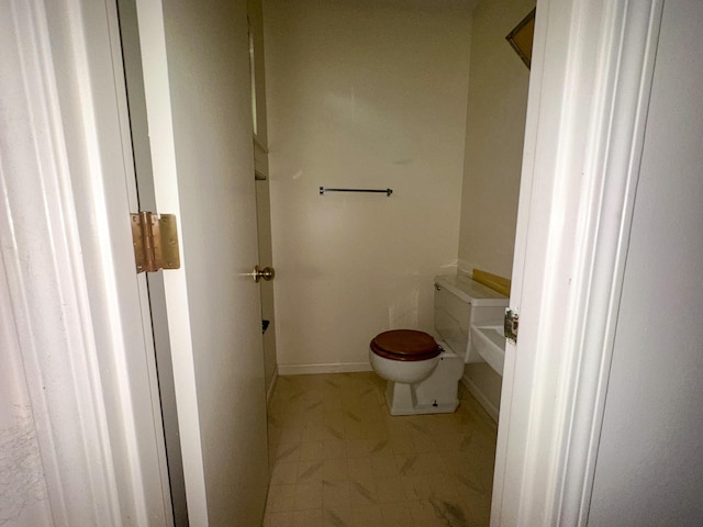 bathroom with toilet