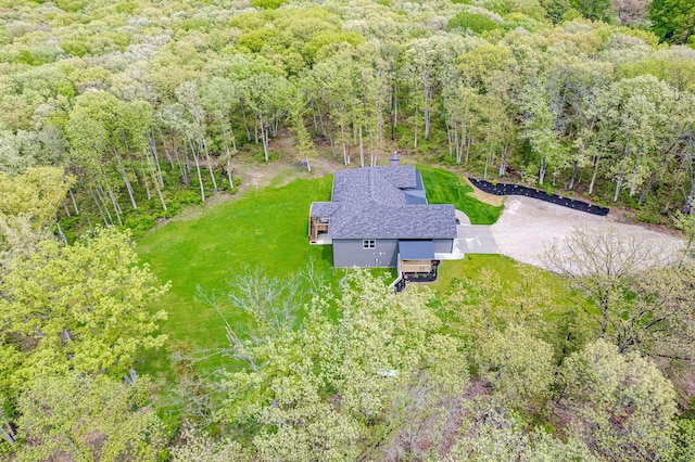 4503 E Mcgee Rd, Columbia, MO 65202 - aerial view with a forest view