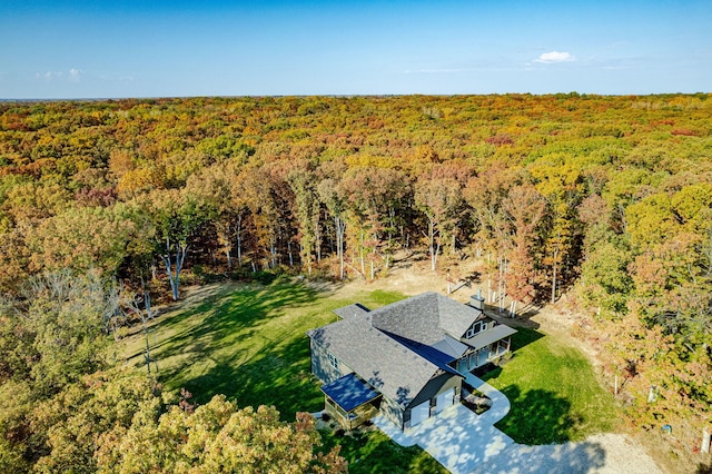 4503 E Mcgee Rd, Columbia, MO 65202 - bird's eye view featuring a forest view