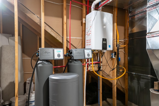 utilities featuring water heater