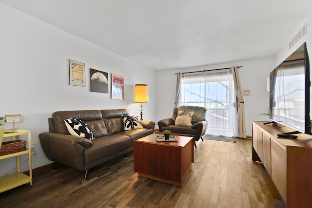 2417 Quail Dr, Columbia, MO 65202 - living room with dark hardwood / wood-style flooring