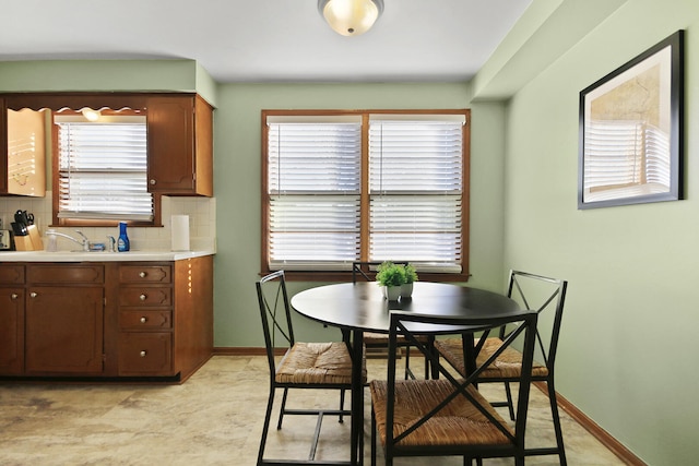 2417 Quail Dr, Columbia, MO 65202 - dining area with sink and a wealth of natural light