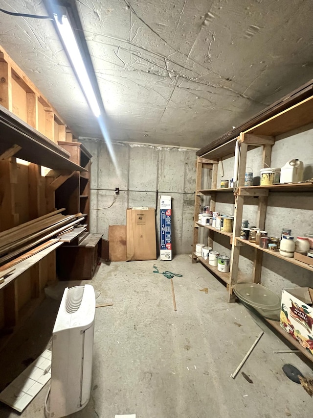 view of storage room