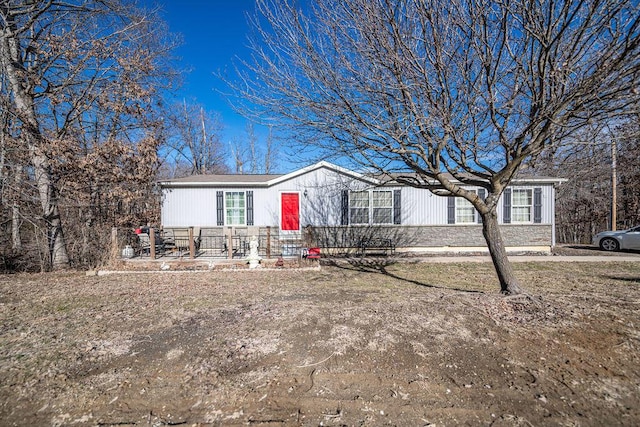 view of manufactured / mobile home