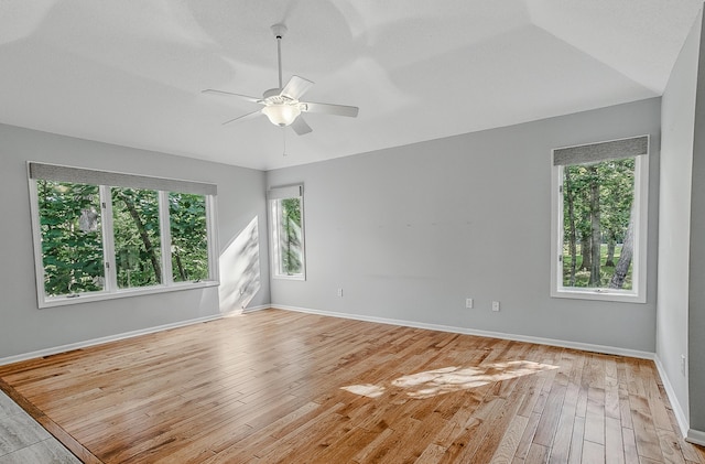 3700 S Joan Ct, Columbia, MO 65201 - spare room featuring plenty of natural light, a ceiling fan, and light wood-style floors
