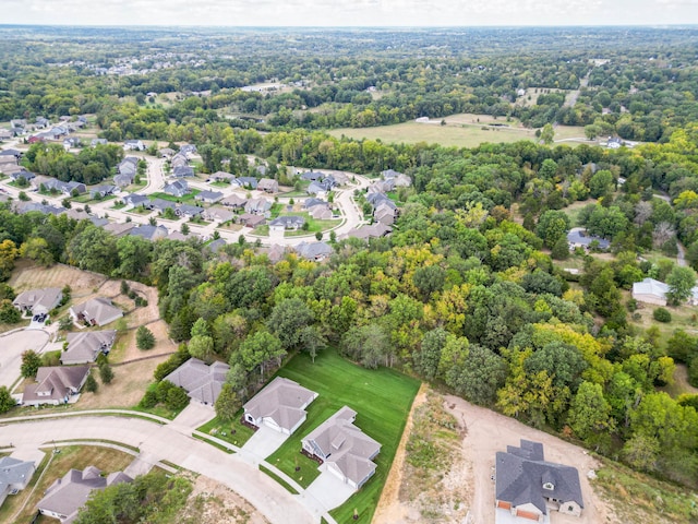 drone / aerial view featuring a residential view