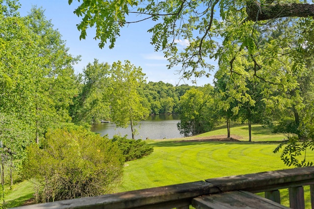 property view of water