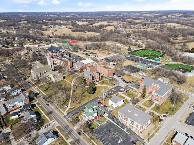 bird's eye view featuring a residential view