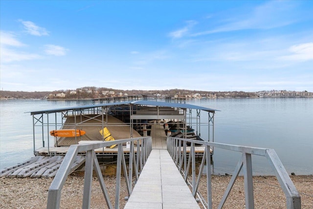 40 US Pl Unit 2B, Sunrise Beach, MO 65079 - view of dock with a water view