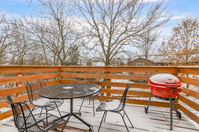 balcony with grilling area