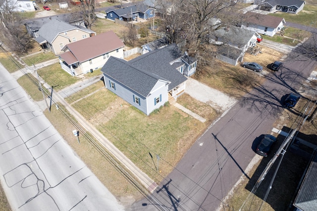 birds eye view of property featuring a residential view