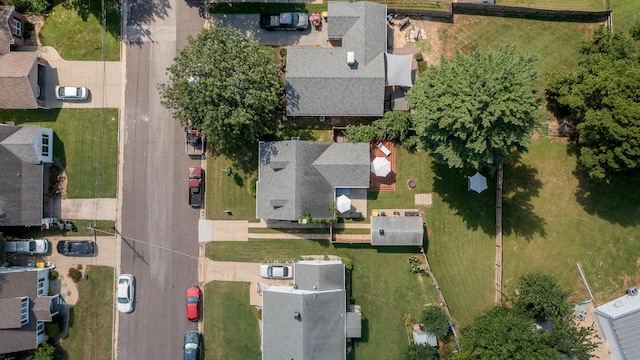 birds eye view of property featuring a residential view