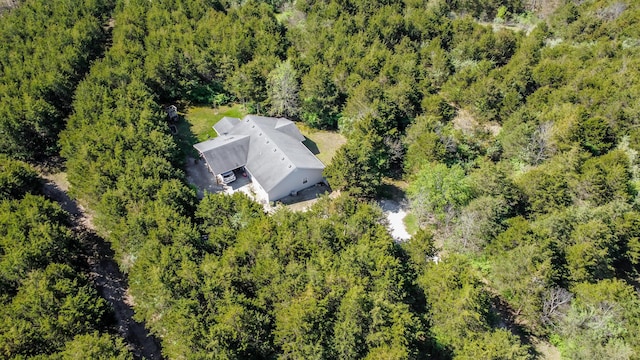 6112 E Forsee Rd, Ashland, MO 65010 - view from above of property featuring a forest