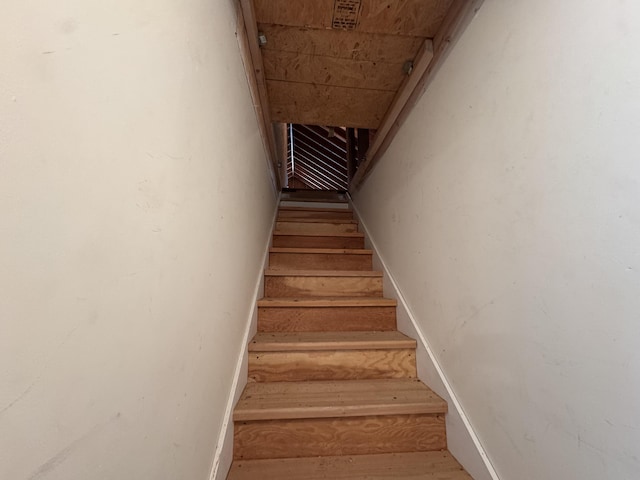 6112 E Forsee Rd, Ashland, MO 65010 - stairs featuring wood finished floors
