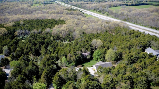6132 E Forsee Rd, Ashland, MO 65010 - birds eye view of property featuring a view of trees