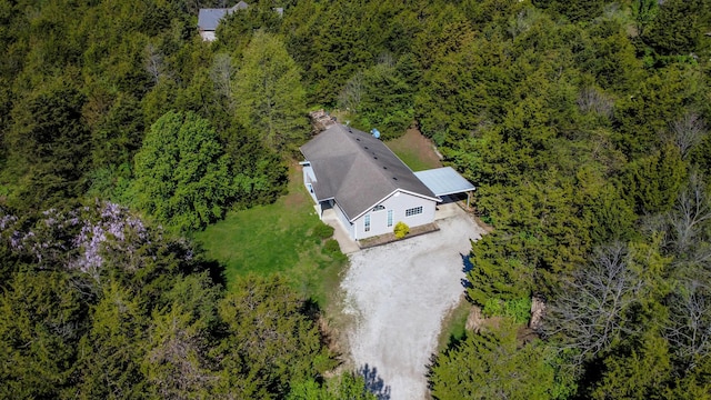 6132 E Forsee Rd, Ashland, MO 65010 - birds eye view of property with a view of trees
