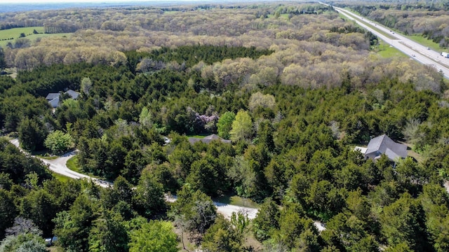 6124 E Forsee Rd, Ashland, MO 65010 - aerial view with a view of trees