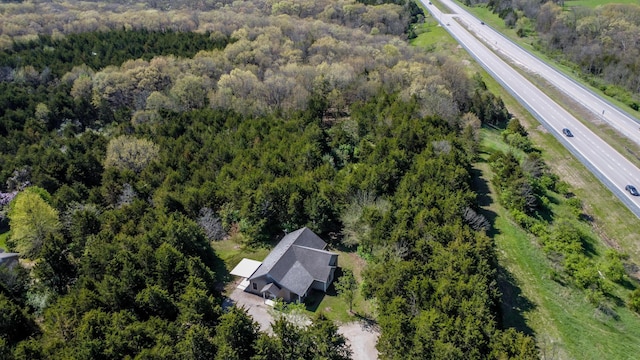 6124 E Forsee Rd, Ashland, MO 65010 - birds eye view of property with a view of trees