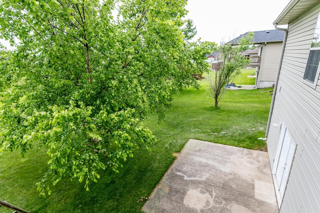 606 Billy Joe Sapp Dr, Ashland, MO 65010 - view of green lawn with a patio