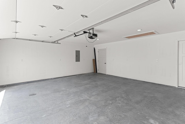 35 Andy Ct, Clark, MO 65243 - garage with electric panel and a garage door opener