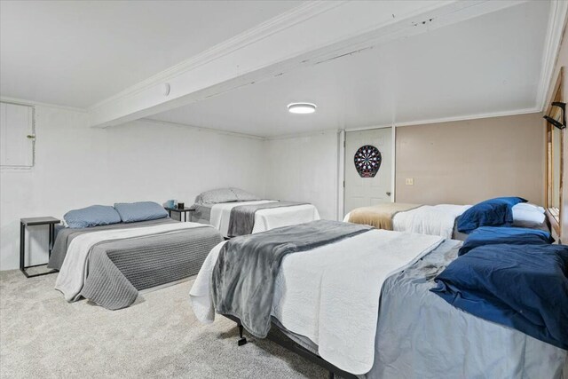 28489 Possum Trot Rd, Stover, MO 65078 - carpeted bedroom with ornamental molding
