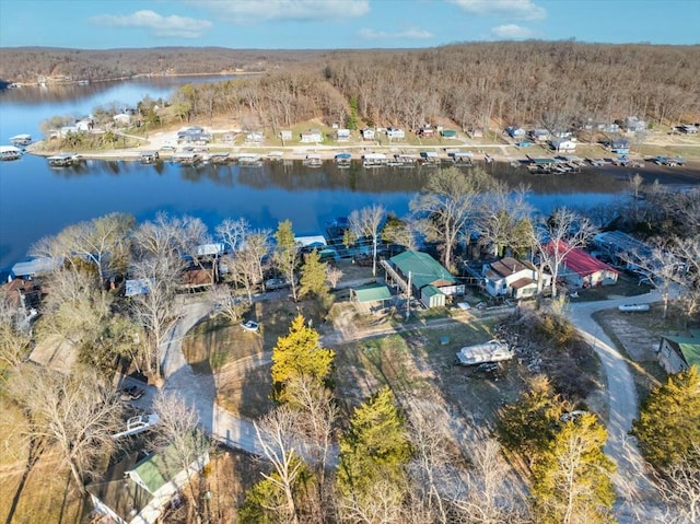 28489 Possum Trot Rd, Stover, MO 65078 - bird's eye view with a water view