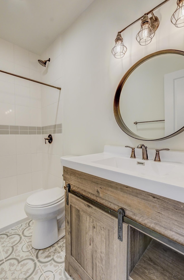4716 Emeribrook Ct, Columbia, MO 65203 - full bath with a tile shower, vanity, and toilet