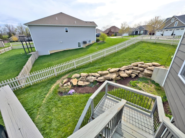 4716 Emeribrook Ct, Columbia, MO 65203 - view of yard featuring a residential view and a fenced backyard