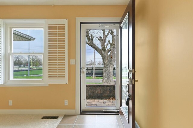 1204 S Walnut Ave, Salisbury, MO 65281 - entryway with baseboards and visible vents