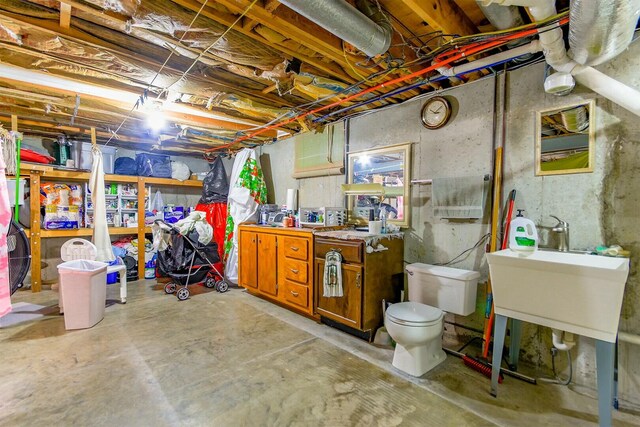 1204 S Walnut Ave, Salisbury, MO 65281 - view of unfinished below grade area