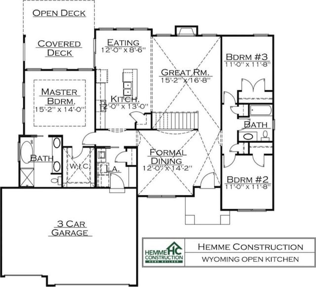 5005 Kiawah Ln, Columbia, MO 65203 - home floor plan