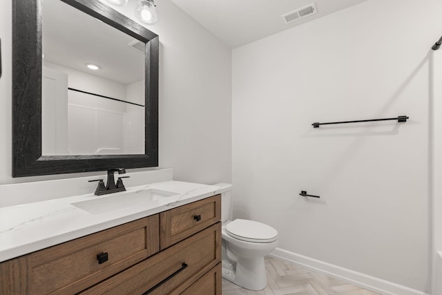 2816 Rivington Dr, Columbia, MO 65203 - full bathroom featuring vanity and a shower